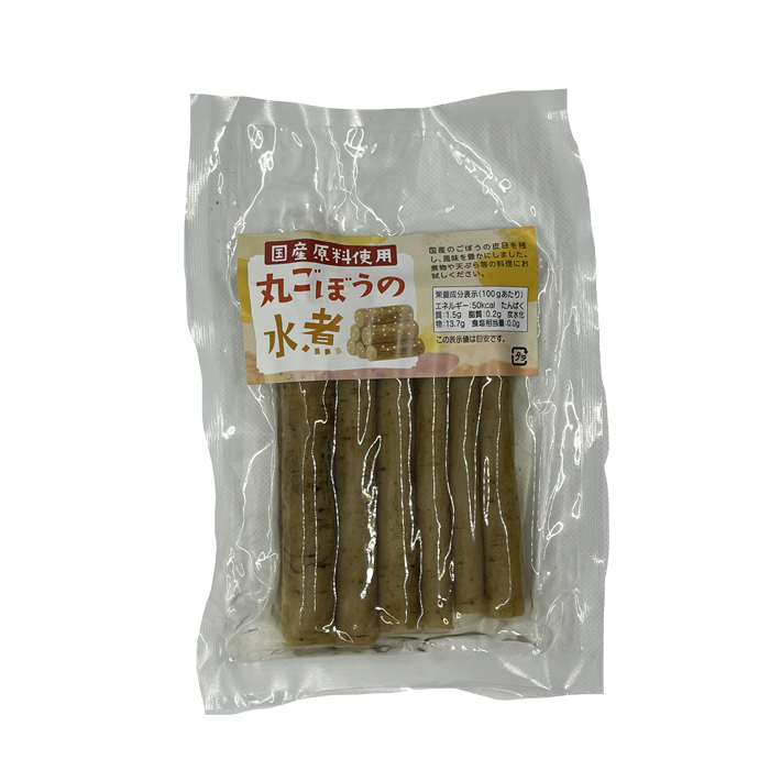 国産丸ごぼうの水煮