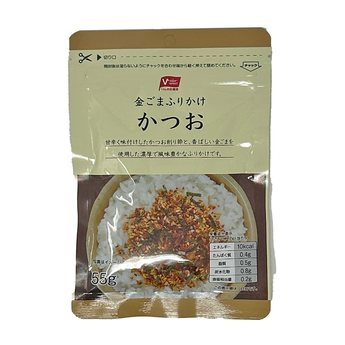 金ごまふりかけ　かつお