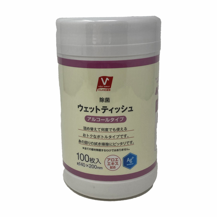 ウェットティッシュ　アルコールタイプ