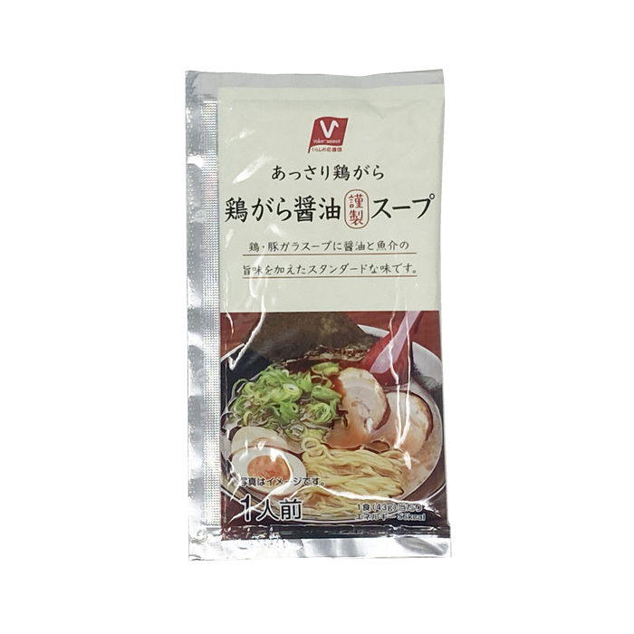 鶏がら醤油スープ